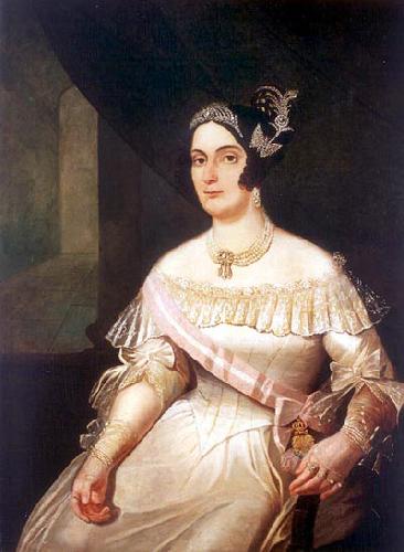  Portrait of Domitila de Castro Canto e Melo, Marquise of Santos